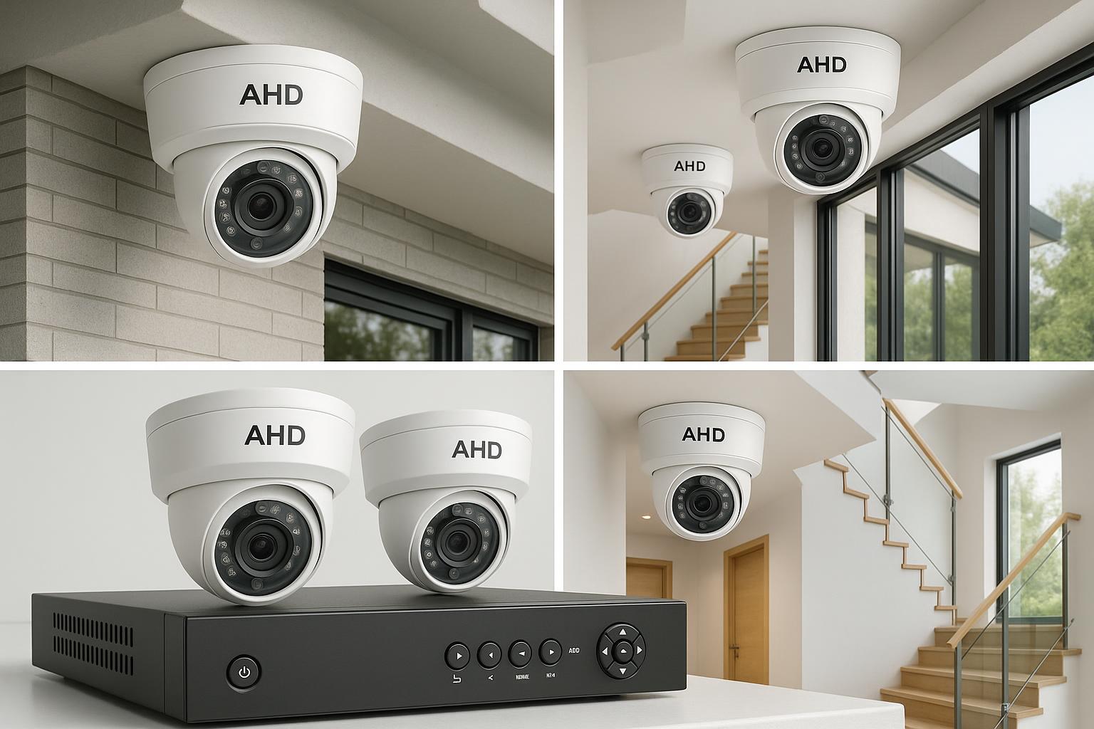 4 Kameralı AHD Sistem