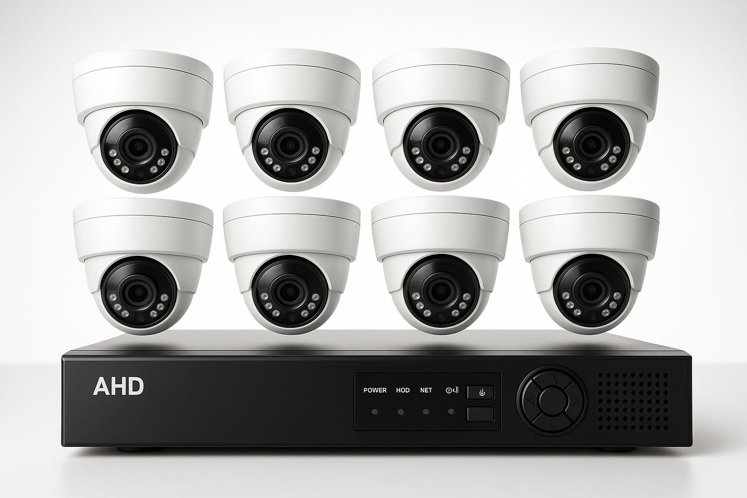 8 Kameralı AHD Sistem