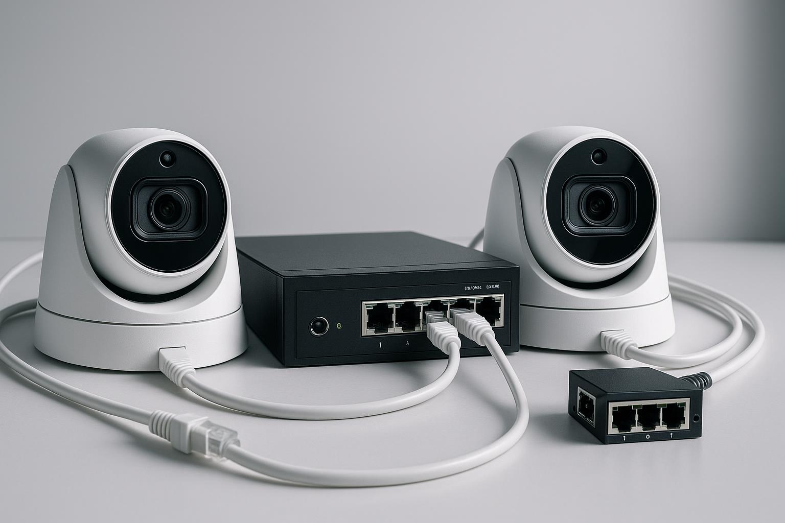 2 Kameralı IP Sistem